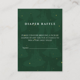 Tarjeta De Recepción Diaper Raffle malvado