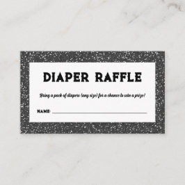 Tarjeta De Recepción Diaper Raffle Rock Star Baby Shower