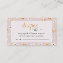 Diaper Raffle Un Pequeño Calabaza Cae Baby Shower