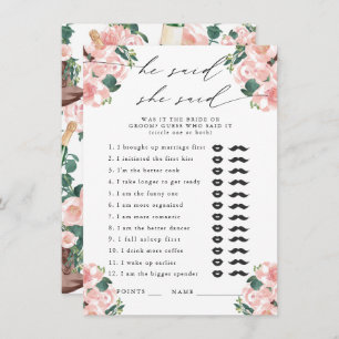 Tarjeta De Recepción Dijo: Dijo Boots & Bubbly Fiesta