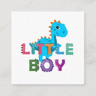 Tarjeta De Recepción Dino de niño pequeño
