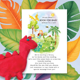 Tarjeta De Recepción Dino Delight Book for Baby