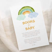 Dinosaurios modernos Rainbow Baby Shower Libros Pa