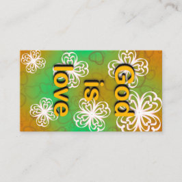 Tarjeta De Recepción Dios es amor