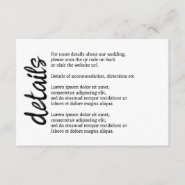 Tarjeta De Recepción Diré Que Moo Cow Boda QR Code