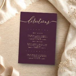 Tarjeta De Recepción Direcciones sencillas de boda con higo y champán d