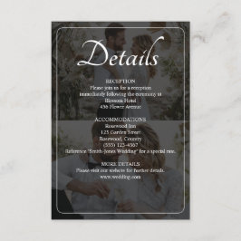 Tarjeta De Recepción Diseñar su propio Boda de 2 Collages de fotos