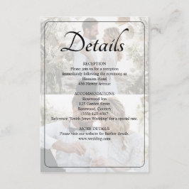 Tarjeta De Recepción Diseñar su propio Boda de 2 Collages de fotos
