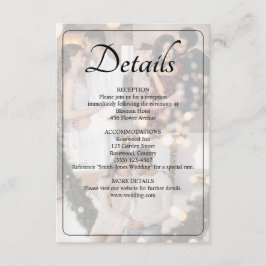 Tarjeta De Recepción Diseñar su propio Boda de 3 Collages de fotos