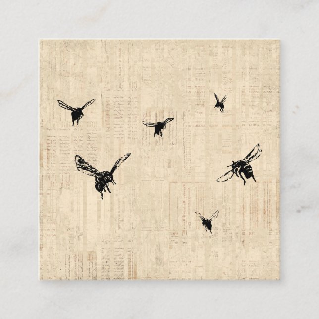 Tarjeta De Recepción Diseño de estilo de escritura ilustrado de arte de (Anverso)