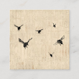 Tarjeta De Recepción Diseño de estilo de escritura ilustrado de arte de