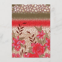 Diseño de tejidos intrincados con motivos florales