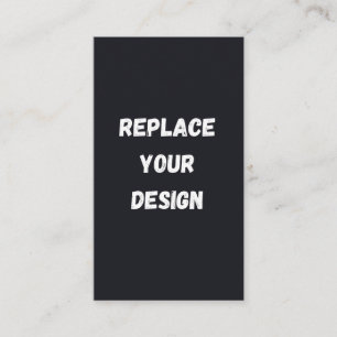 Tarjeta De Recepción Diseño simple negro personalizado Agregar foto o t