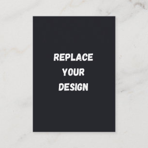 Tarjeta De Recepción Diseño simple negro personalizado Agregar foto o t