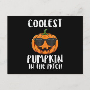 Tarjeta De Recepción Disfraz de calabaza más genial de Halloween para h