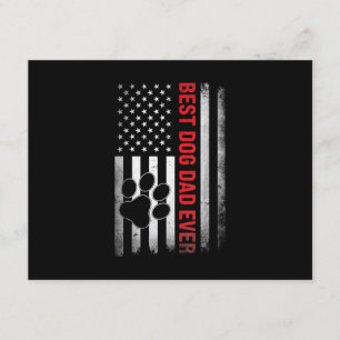 Tarjeta De Recepción Divertido papá padre padre padre perro