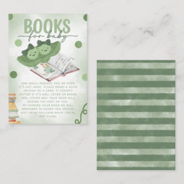 Tarjeta De Recepción Dos maricas en un libro de podo para Baby Shower