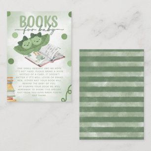 Tarjeta De Recepción Dos maricas en un libro de podo para Baby Shower