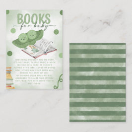 Tarjeta De Recepción Dos maricas en un libro de podo para Baby Shower