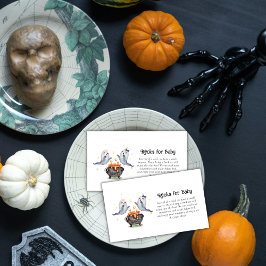 Tarjeta De Recepción Dos Pequeños Libros De Ghost Twins Para Baby Showe