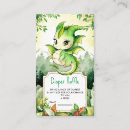 Tarjeta De Recepción Dragon Baby Shower