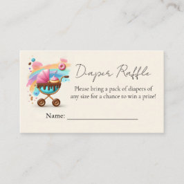 Tarjeta De Recepción Dreams Blue Donuts Y Diapers Baby Shower