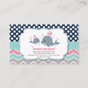 Tarjeta De Recepción Ducha de ballenas para bebé, inserte 'traiga un li