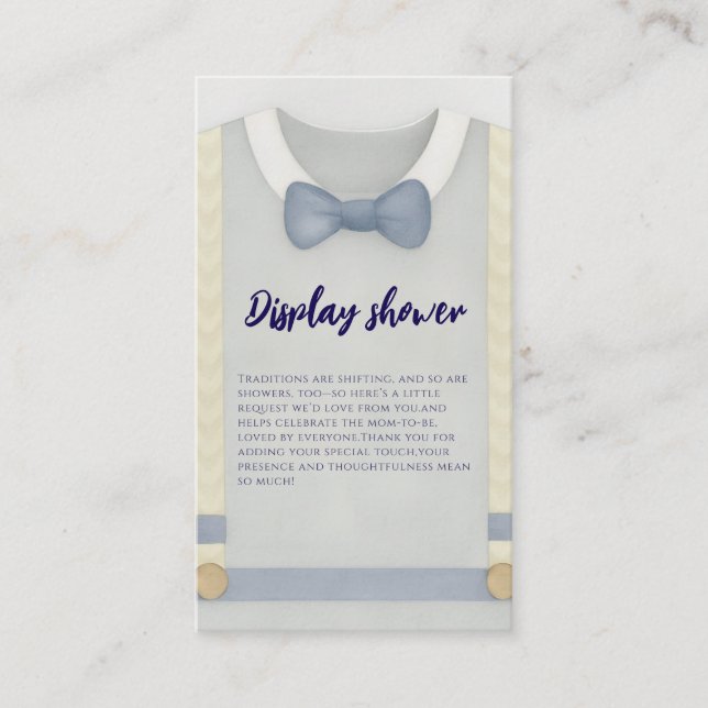 Tarjeta De Recepción Ducha de bebé autum otoño burlap bodysuit (Anverso)