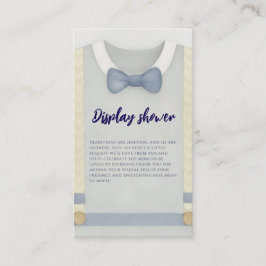 Tarjeta De Recepción Ducha de bebé autum otoño burlap bodysuit