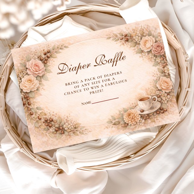 Tarjeta De Recepción Ducha de Bebé Boho Neutral 'Está Brewando un Bebé' (Subido por el creador)