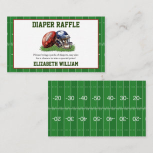 Tarjeta De Recepción Ducha de bebé de fútbol americano Un pequeño All