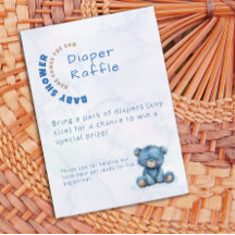 Ducha de bebé de niño al estilo acuarela Sorteo de