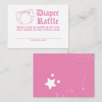 Ducha de bebé de Rock N Roll Rosa Sorteo de pañale
