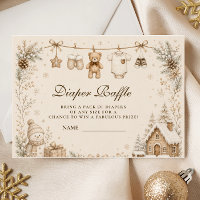 Ducha de bebé de ropa tendida neutral, rifa de pañ