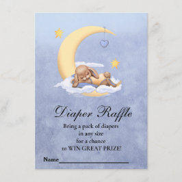 Tarjeta De Recepción Ducha de bebé Diaper Raffle