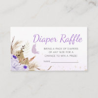 Ducha de Bebé Mariposa Floral Sorteo de Pañales