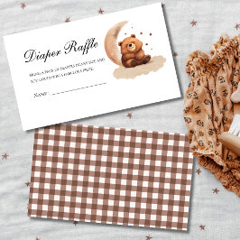 Tarjeta De Recepción Ducha de bebé neutra de género Teddy