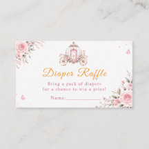 Ducha de Bebé Niña Carruaje Princesa Floral Rosa