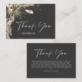 Tarjeta De Recepción Ducha de bebé simple botánica de presupuesto graci