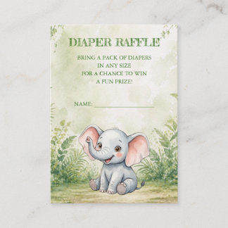 Tarjeta De Recepción Ducha de Bebé Wild One Sorteo de Pañales