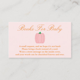 Tarjeta De Recepción Ducha De Calabaza Para Bebé