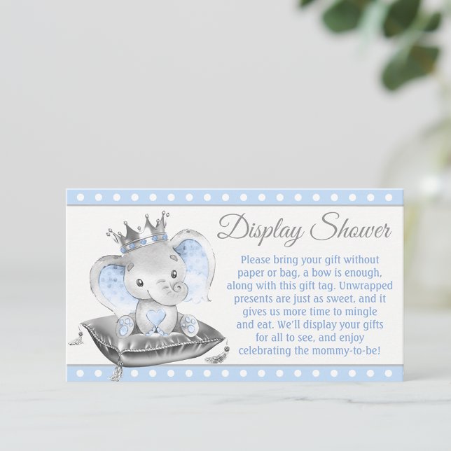 Tarjeta De Recepción Ducha de exposición de elefante de niño (Subido por el creador)