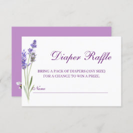 Tarjeta De Recepción Ducha de flores boho acuarela Rifa de pañales