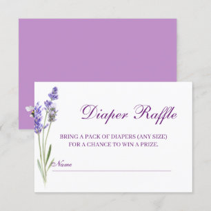 Tarjeta De Recepción Ducha de flores boho acuarela Rifa de pañales