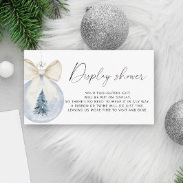Tarjeta De Recepción ducha de invierno de arco perenne