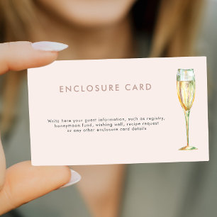 Tarjeta De Recepción Ducha de novia de brunch y champán burbujeante