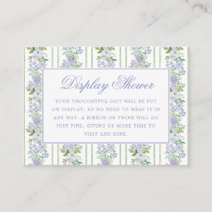 Tarjeta De Recepción Ducha de Novia de Landa Floral Preppy de Lazo a Ra