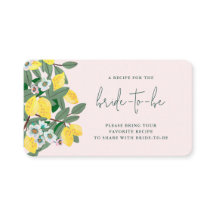 Ducha de Novia Italiana de Limón Comparte una Rece