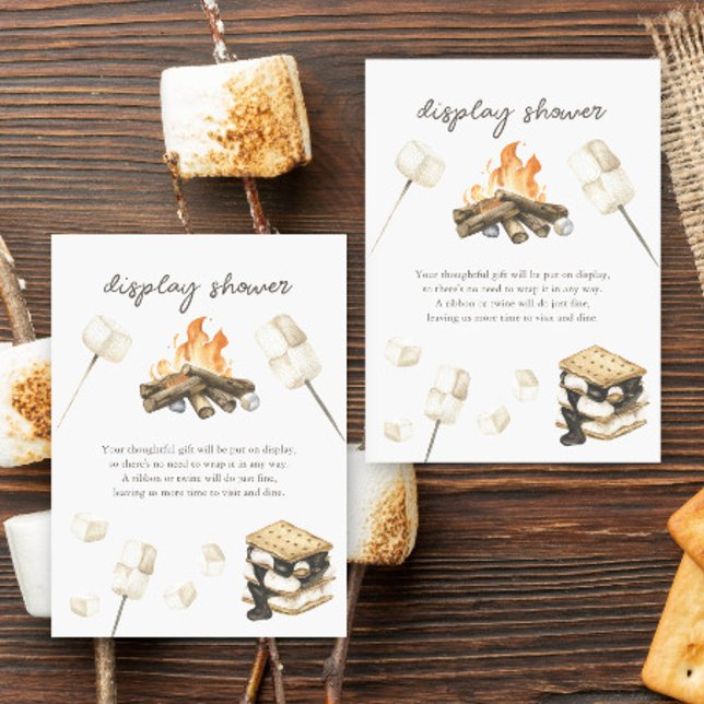 Tarjeta De Recepción Ducha de S'more Baby (Subido por el creador)