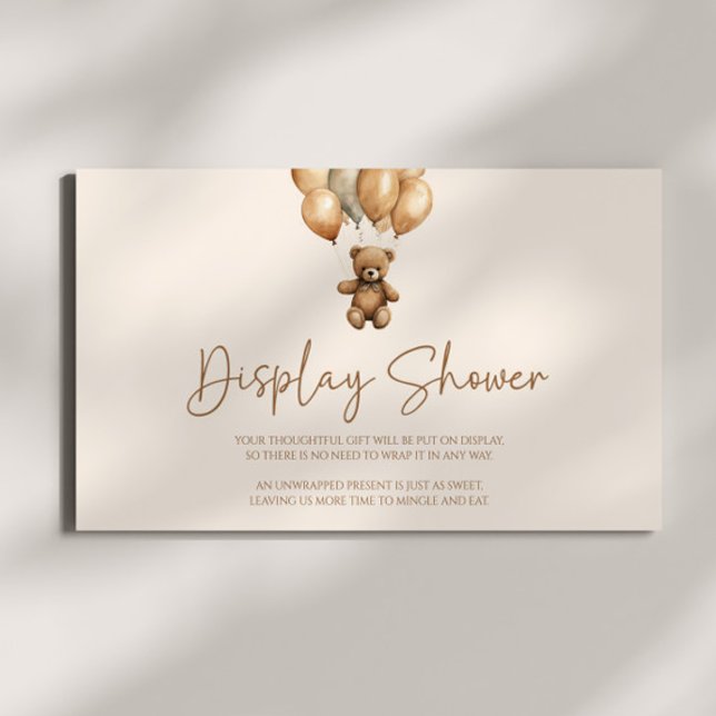 Tarjeta De Recepción Ducha de visualización Baby Shower de Brown Boho T (Subido por el creador)